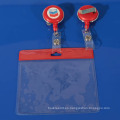 Retractable badge holder pull reel para tarjeta de identificación titular productos calientes